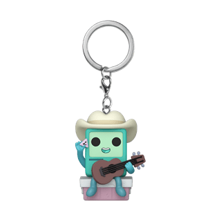Cowboy BMO With Guitar Adventure Time Funko Pop Vinyl Keychain