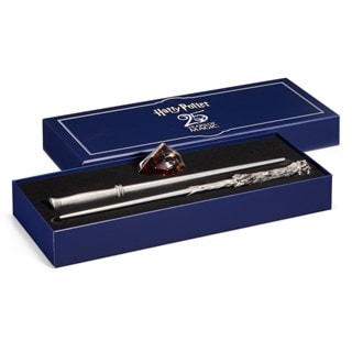 Philosopher's Stone 25th Anniversary Harry Potter Noble Collection Replica Wand Set
