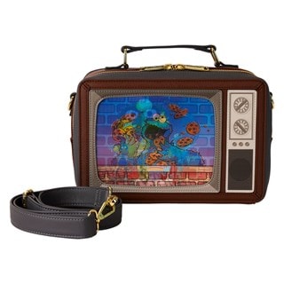 Lenticular Retro TV Sesame Street Loungefly Crossbody Bag