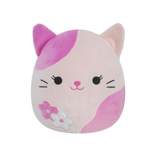 7.5'' Roseanne Pink Cat With Sakura Flowers  Squishmallows Plush