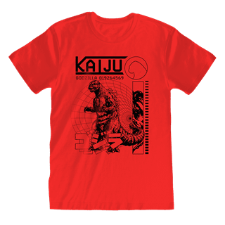 Godzilla Kaiju Red Tee