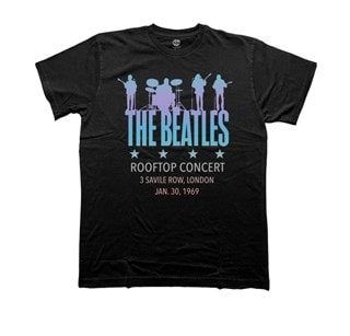 Rooftop Concert Savile Row The Beatles Black Tee