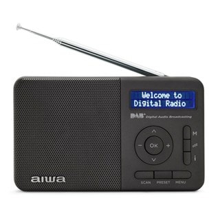 Aiwa RD-40DAB Black Digital DAB+/FM Portable Radio