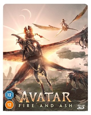 Avatar: Fire and Ash Limited Edition 3D & Blu-ray + Blu-ray Bonus disc SteelBook