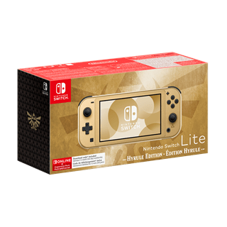 Nintendo Switch Lite Console: Hyrule Edition + 12 Months of Nintendo Switch Online