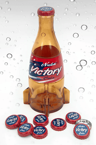 Nuka Victory Fallout Glass Bottle And Cap