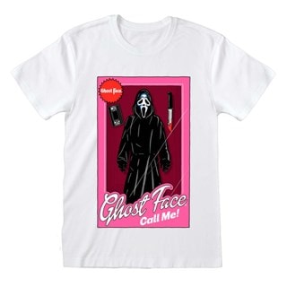 Doll Box Ghost Face White Tee