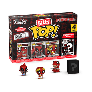 Dinopool Bitty Pop! Deadpool Series 3 4 Pack
