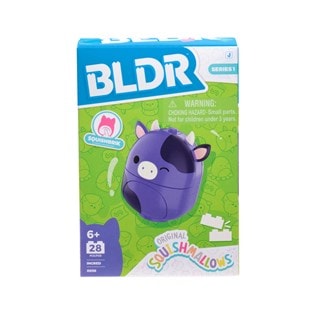 Squishmallows Ingred The Purple Cow BLDR Buildable Figure