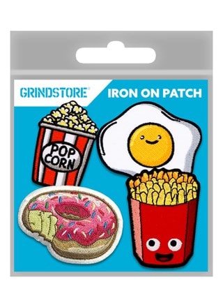 Fast Food Iron On Patch Pack