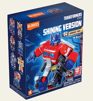 Shining 1985 Shining Version 02 Transformers Blokees Figure Single Box Assortment