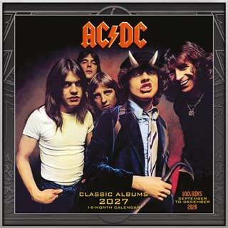 AC/DC Classic Albums 2027 Square Calendar