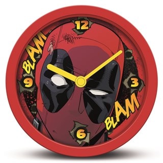 Blam Blam Deadpool Desk Clock