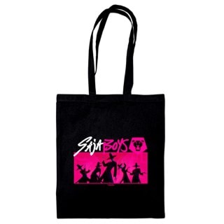 Your Idol Saja Boys K-Pop Demon Hunters Black Tote Bag