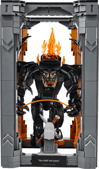 Balrog Book Nook Lord Of The Rings LEGO