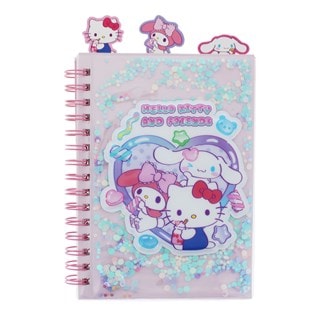Hello Kitty & Friends Sanrio Glitter Notebook
