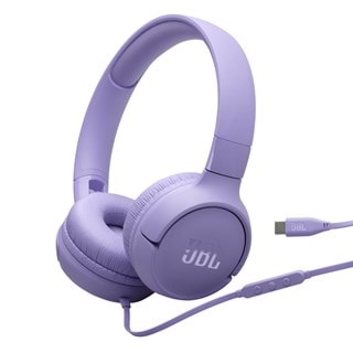 JBL Tune 520C Purple USB-C Headphones