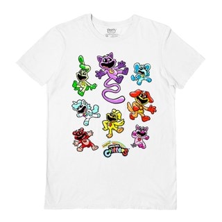 Smiling Critters Poppy Playtime hmv Exclusive White Tee