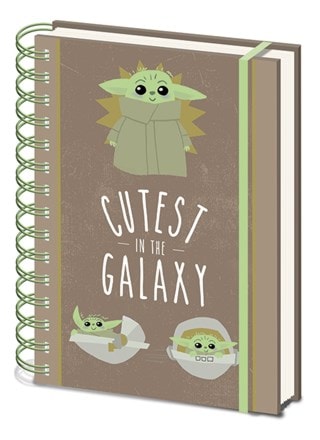 Star Wars: The Mandalorian: Cutest In The Galaxy: A5 Wiro Notebook