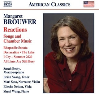 Margaret Brouwer: Reactions: Songs and Chamber Music