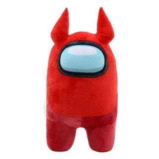 Red + Horns Official Plush With Accessory (12''/30cm) Among Us Soft Toy