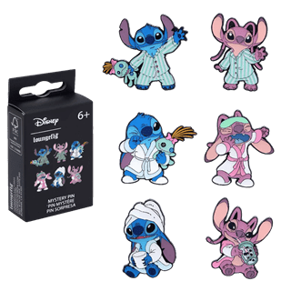 Stitch And Angel Pyjamas Loungefly Blind Box Enamel Pin