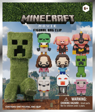 Minecraft Movie Bagclip (Bag Clip)
