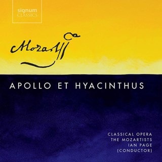 Mozart: Apollo Et Hyacinthus