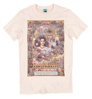 Labyrinth Illustrated Poster hmv Exclusive Truffle Shuffle Tee