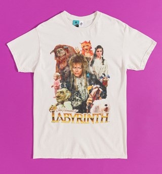 Character Montage Labyrinth hmv Exclusive Natural Tee