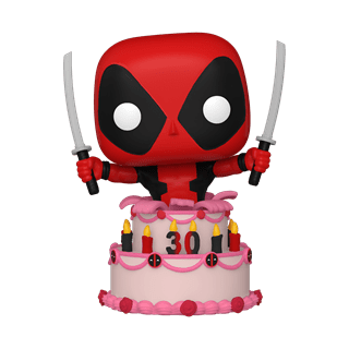 Deadpool In Cake (779) Deadpool 30th Anniversary Marvel Pop Vinyl