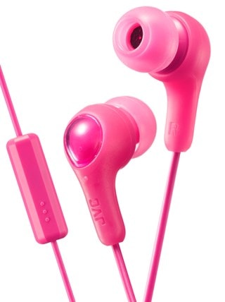 JVC Gumy Pink Earphones w/mic