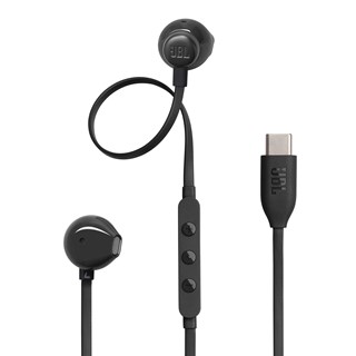 JBL Tune 305C Black USB-C Earphones