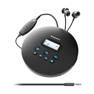 Oakcastle CD100 Black Bluetooth Portable CD Player