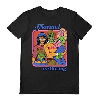 Normal Is Boring Steven Rhodes 10th Anniversary Black Tee