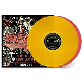 Die in Fire: Live in Hell - Limited Edition Transparent Yellow & Red 2LP