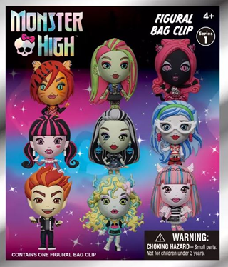 Monster High Series 1 3D Bag Clip