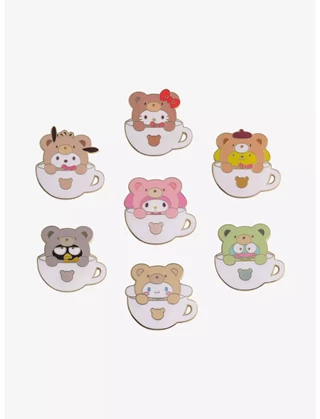 Sanrio Cappuccino Mug hmv Exclusive Loungefly Mystery Pins