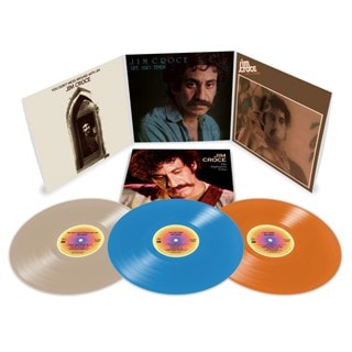 The Definitive Croce - Bone, Sky Blue, and Tangerine Vinyl 3LP