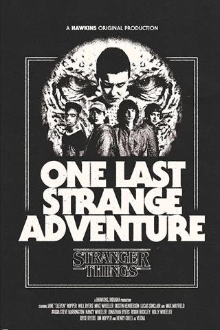 Strange Adventure Stranger Things 5 30cm x 40cm Art Print