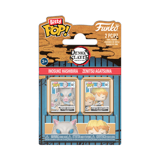 Inosuke Hashibira & Zenitsu Agatsuma Demon Slayer Funko Pop Bitty 2 Pack