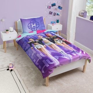 Huntrix Saja Boys K-Pop Demon Hunters Reversible Single Duvet