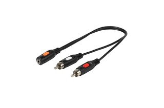 Vivanco RCA to 3.5mm Adapter Cable 0.2m