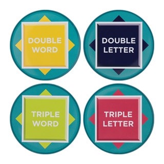Scrabble Set Of 4 Coasters