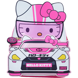 Hello Kitty Racer Cosplay Mini Backpack hmv Exclusive Loungefly