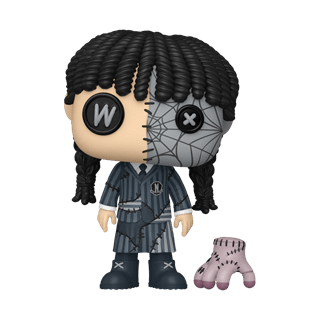 Patchwork Wednesday With Thing 1942 Wednesday Funko Pop Vinyl & Buddy