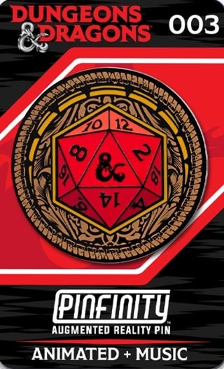 D20: Dungeons & Dragons Pinfinity Pin Badge