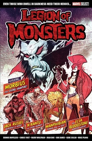 Legion Of Monsters Paperback Marvel Select Graphic Novel