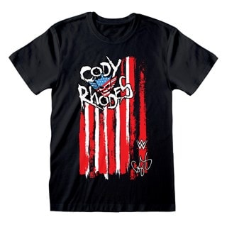 Cody Rhodes Flag WWE Black Tee