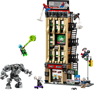 Spider-Man vs. Mysterio The Daily Bugle Marvel LEGO
